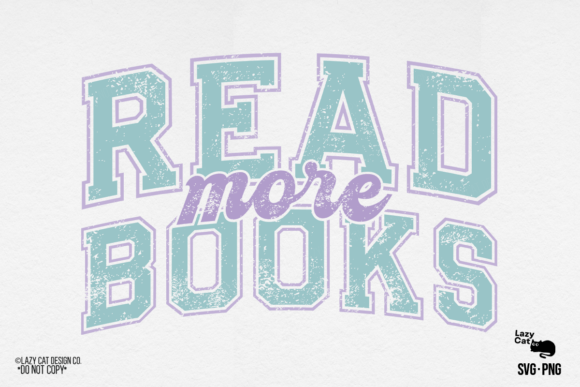 Book Read More Books Design SVG PNG